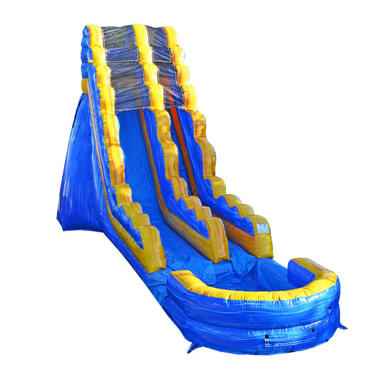 JumpOrange 19’ Melting Artic Commercial Grade Water Slide Inflatable with Attached Deep Pool for Kids and Adults (with Blower), Wet Dry Combo, Summer Fun, Outdoor, Summer Fun, Backyard Water Park